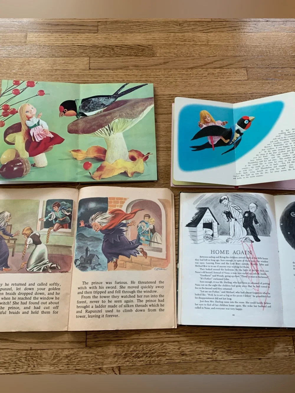 Vintage 1960s/70s 3D & Fairy Tale Lot (4) - Rare Shiba/Finland/Froebel-Kan